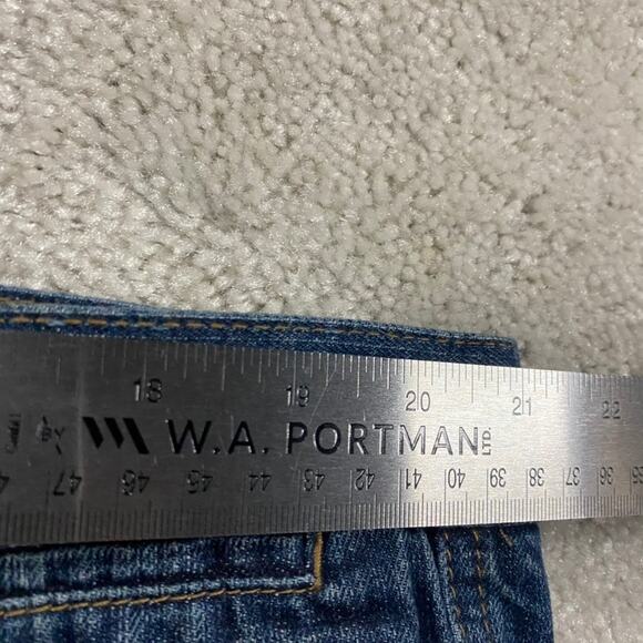 Y2K G Unit Jean Shorts Mens 42* Blue Baggy Streetwear Grunge 50 Cent Jorts Rap - Picture 7 of 12